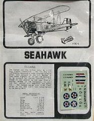 Esoteric 1/72 Curtiss F7C-1 Seahawk Marines - Bagged plastic model kit